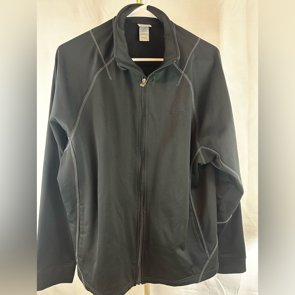 C9 by Champion performance jacket. Size Large. Grey with white accent stitching.
